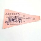 Vintage 1940's Roller Skating Rink Label Audubon NJ  Pink Pennant New Jersey