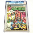 Micronauts #34 CGC 9.8 NM/Mint Marvel 1981 Dr Strange King Argon Top CGC Grade