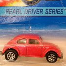 1994 Hot Wheels Pearl Driver Series 3/4 VW Bug Pink 293 7SP New Damaged Card