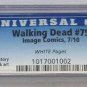 2010 Walking Dead #75 SDCC Adlard Variant CGC 9.8 Robert Kirkman Liam Death
