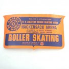 Vintage 1930-50's Roller Skating Label America On Wheels Hackensack Arena NJ