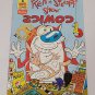 Ren and Stimpy Show #1B Mini Comic 1995 Wizard #50 Rare Gold Stamp Supplement
