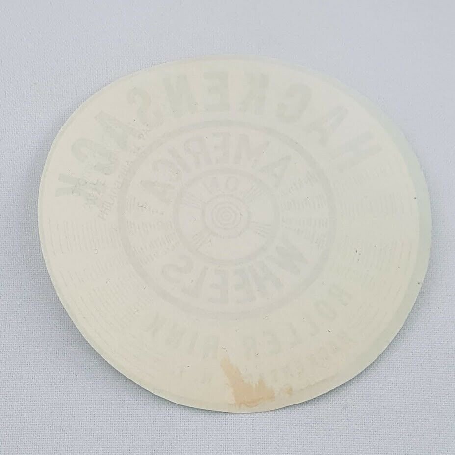 Vintage 1930's1950's Roller Skating Rink Label Hackensack NJ America On Wheels