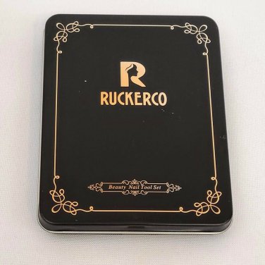RUCKERCO Nail Clippers Set Black Matte Stainless Steel 3 pcs New Open Box