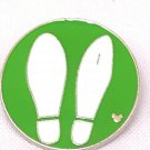 Disney Pin WDW Hidden Mickey 2007 Series 2 Goofy's Feet Green Footprints