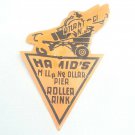 Vtg 1930-50's Hamids Million Dollar Pier Atlantic City NJ Roller Skating Label