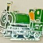 Vintage Train Shay Steam Engine Locomotive Enamel Pin Railroad Hat Lapel