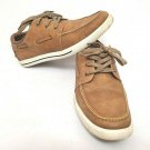Mens JF J.Ferrar Pelican Brown Lace Up Boat Men's Shoes Size 8M