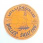 Vtg 1930-50's Roller Skating Label Hamids Million Dollar Pier Atlantic City NJ