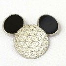 Disney Pin WDW Mickey Mouse Head Ears Icon Spaceship Earth Epcot World Showcase