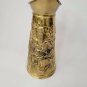 VTG Peerage Brass Embossed Colonial Pub Tavern Scene Pitcher Made In England