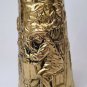 VTG Peerage Brass Embossed Colonial Pub Tavern Scene Pitcher Made In England