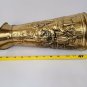VTG Peerage Brass Embossed Colonial Pub Tavern Scene Pitcher Made In England