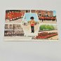 Vintage Multi View Postcard London Grenadier Horse Band of Irish Guards Tower