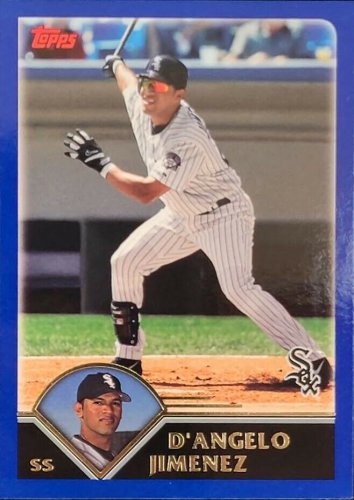 2003 Topps #522 D'Angelo Jimenez Chicago White Sox NM/MT