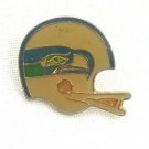 Vintage 1970s Collectible Enamel NFL Pin Seattle Seahawks Helmet Design