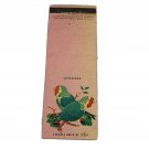 Vintage 1957 Matchbook Cover Ohio Blue Tip Matches Lovebirds Birds Love