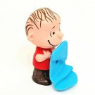 McDonald's 2015 Peanuts Movie Happy Meal Linus Pull String Blue Blanket Toy #4
