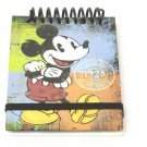 Disney Mickey Mouse Hand Held Notebook 3x4 inch Bound Spiral W Elastic Strap