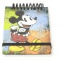 Disney Mickey Mouse Hand Held Notebook 3x4 inch Bound Spiral W Elastic Strap
