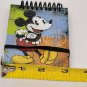 Disney Mickey Mouse Hand Held Notebook 3x4 inch Bound Spiral W Elastic Strap