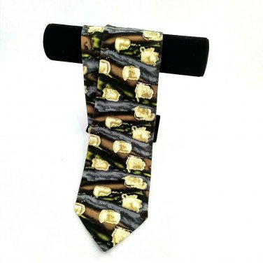 Grateful Dead Throwing Stones Eighth Set Men's Silk Hand Made Necktie