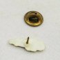 Vintage Spark Plug Pin Pinback Black White Plastic