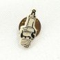 Vintage Plastic Spark Plug Pin Pinback Black White