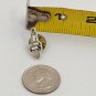Vintage Plastic Spark Plug Pin Pinback Black White