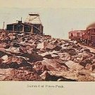 Vintage 1904 Posted Postcard Summit of Pikes Peak Colorado Train CO
