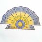 Vintage 1940's Large Roller Skating Label America on Wheels New York NJ Jersey