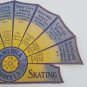 Vintage 1940's Large Roller Skating Label America on Wheels New York NJ Jersey
