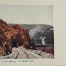 Antique Early 1900's Unposted Postcard Castle Gate Moffat Road Train Colorado CO