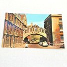 Vintage Unposted Postcard Hertford College Bridge Oxford