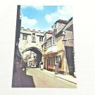 Vintage Unposted Postcard High Street Gate Salisbury Wiltshire Car People
