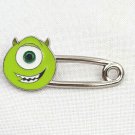 Disney Trading Pin Mike Wazowski Safety Pin Monsters Inc HKDL 2015