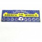 Vtg 1940's Roller Skating Label America on Wheels NJ Jersey New York NY Yellow