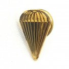 Vintage Parachute Collar Military Army Lapel Pin Wingless Paratrooper Airborne