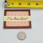 Christmas Note Card I've Been Good Toys Jack in the Box Teddy Bear Ball Santa