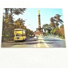Vintage Unposted Berlin Tiergarten w/ Victory Column Siegessaule Hofjajer-Allee