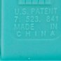 Hello Kitty Pez Dispenser Blue Turquoise Aqua Clear Head Pink Flower Sanrio