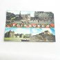 Vintage Multi View Postcard Edinburgh Castle Esplanade Pipe Band Princess Garden