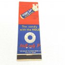 VTG 1930-1950s Front Strike Matchbook Cover Lifesavers Pep O Mint Candy Ad