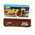 HO Scale Athearn Rock Island 35062 Plug Single  Door 50" Box Car Kit Built
