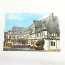 Oestrich-Winkel Germany Historic Hotel Schwan Flowers Restaurant With Waiter