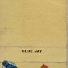 Vintage 1957 Matchbook Cover Ohio Blue Tip Matches Bird Blue Jay Yellow