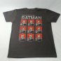 DC Comics Gray Men's M Tee T-Shirt The Many Moods Of Batman Cotton Poly Blend