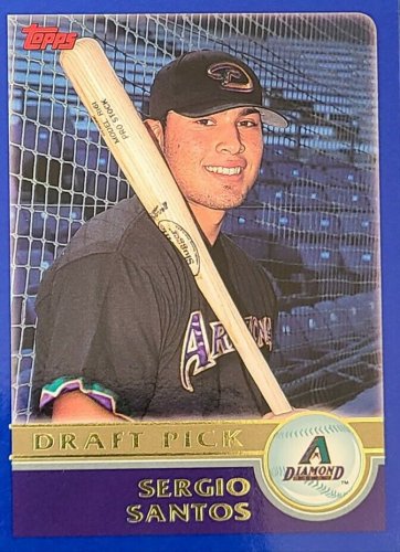 2003 Topps Diamondbacks Baseball Card #673 Sergio Santos DP