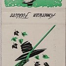 Vintage 1950's Diamond Matchbook Cover American Folklore Rip Van Winkle Green