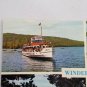 Vintage Multi View Postcard Windermere Bowness Landing From Orrest Head M V Swan